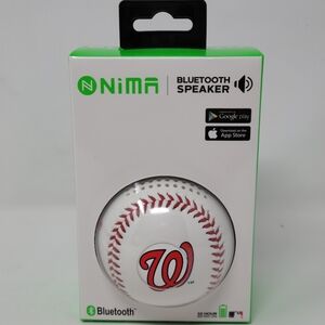 New Nima Washington Nationals MLB Baseball Bluetooth Wireless Portable Speaker